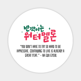 Twinkling Watermelon Korean Drama Quote Magnet